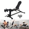 Smugglewhite Adjustable Sit Up A B Incline ABS Bench Flat
