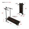 Sunny Health & Fitness Manual Walking Treadmill with LCD Display