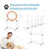 Training Set Dog Obstacle Exercise Adjustable Jump Ring