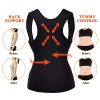 Qikorgxm Women Waist Trainer Neoprene Sauna Zipper