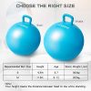 Extra Thick Jumping Ball with Non-Slip Handle