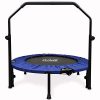 Ravs Mini Trampoline for Kids Adults, 40" Foldable Fitness Rebounder