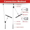 BZK 3 in 1 Upgraded LAT and Lift Pulley System Gym