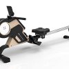 Merax Rowing Machine – 8-Adjustable Resistance Magnetic Rower with LED Monitor, 340 lbs Max Weight, Compact Fitness Equipment for Home Use
