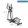 Goplus Elliptical Machine, Portable Magnetic Elliptical Trainer Cardio