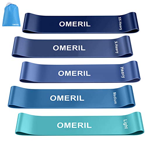 OMERIL Resistance Loop Exercise Bands with Instruction Guide