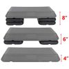 HomGarden 28.15" Adjustable Workout Aerobic Stepper in Fitness