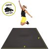 Large Exercise Mat 8' x 6' x 7mm | Ultra-Durable Non-Slip Rubber