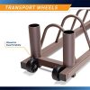 Steelbody Horizontal Plate and Olympic Bar Rack – Effortless Weight Management for a Powerful Training Experience