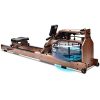 WINNINGO Water Rowing Machine in American Ash Wood with Adjustable Resistance and Bluetooth Monitor, ideal for home gyms.