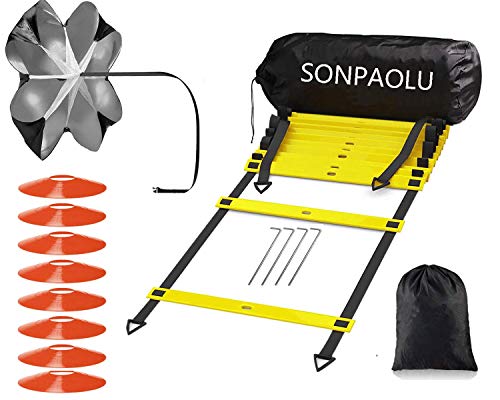 SONPAOLU Agility Ladder for Speed Agility Training & Quick Footwork Exercise