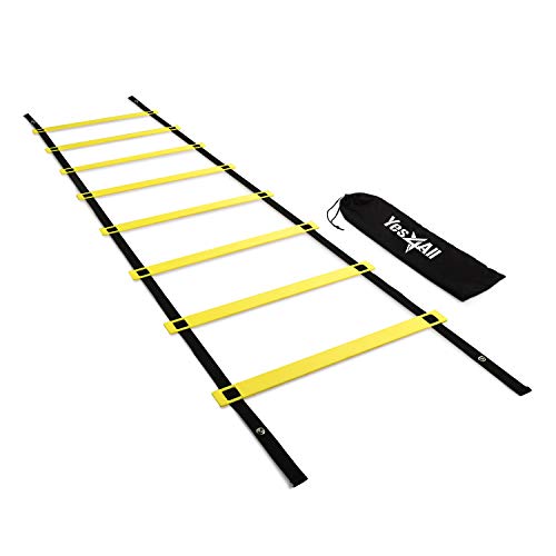 Yes4All Agility Ladder – Speed Agility Training Ladder with Carry Bag