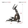 Sunny Health & Fitness Magnetic Elliptical Trainer Machine SF-E3862 – Advanced Home Cardio Workout