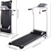 Electric Folding Treadmill for Home with LCD Monitor