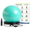 Exercise Ball Chair System - Yoga and Pilates 65 cm Ball