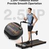 UREVO 2 in 1 Under Desk Treadmill, 2.5HP Folding Electric Walking