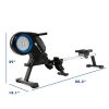 XTERRA Fitness Rower, Black
