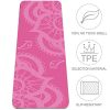 Lenergy Pilates Mat Classic Mandala Yoga Mat Eco Friendly Exercise