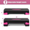 Goplus Step Platform, 26" Adjustable Aerobic Exercise Step Deck