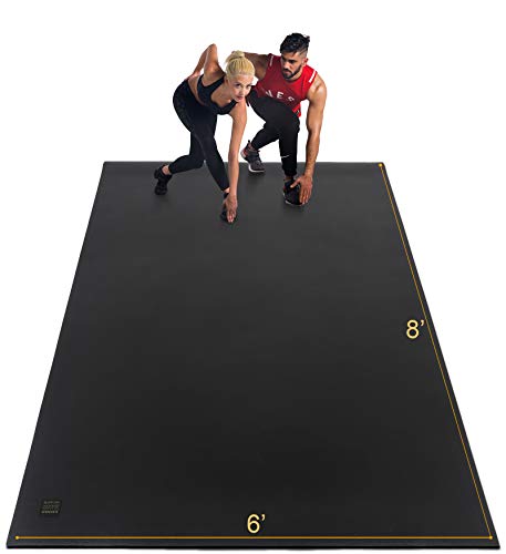 GXMMAT Extra Large Exercise Mat 6'x8'x7mm
