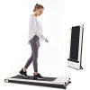 UMAY Portable Treadmill with Foldable Wheels, Under Desk Walking Pad