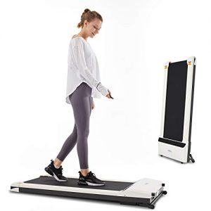 UMAY Portable Treadmill with Foldable Wheels, Under Desk Walking Pad