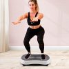 ZELUS Vibration Plate Exercise Machine with Resistance Bands