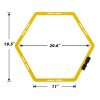 GOOGIC Hexagon Agility Speed Rings, Training Ladder Set