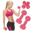 10 lb Dumbbells Hand Weights Set of 2 - Vinyl Coated Exercise