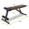 ProsourceFit Foldable & Adjustable Multi - Purpose Weight Bench