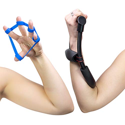 Catchy - Forearm Blaster and Finger Exerciser, Home Workout Equipment Set.