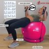 Intent Sports Yoga Ball Chair – Stability Ball with Inflatable Stability Base