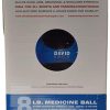 WellnessCo Medicine Ball, 8 lb, Weighted, Non-Slip Grip
