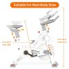 pooboo Exercise Bike, Belt Drive Indoor Cycling Bike