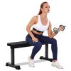 MaxKare Flat Weight Bench 600 LBS Capacity 42x18.5x19'' Workout