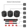 VLVEE Dumbbells Set Fitness Exercise, Adjustable Weight