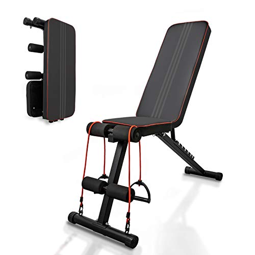 QingAn Adjustable Weight Bench for Home Gym
