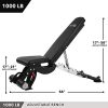 Adjustable Weight Bench, 1000 lb by D1F for Strength Training