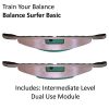 Blue Planet Balance Surfer Basic | Bamboo Balance Board for Office