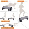 Giantex 35" Aerobic Step, Non-Slip Surface, Height-Adjustable