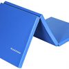 Folding Exercise Mat with Carrying Handles Gym