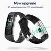 Blood Oxygen, Pressure, Body Temperature Toplus Fitness Tracker