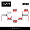 CAP Barbell 5-Foot Solid Olympic Bar, Black