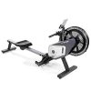 MaxKare Rowing Machine Air Rower Dual Belt Dynamic Air Resistance