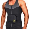 NINGMI 2 in 1 Sauna Vest and Waist Trainer for Men