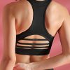 Women Sport Bra Back Pocket Running Yoga Bras Padded