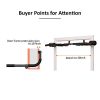 CEAYUN Pull up Bar for Doorway, Portable Pullup Chin up Bar Home