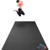 Premium Extra Large Exercise Mat - 10' x 4' x 1/4" Ultra Durable