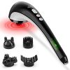 Snailax Cordless Handheld Back Massager - Rechargeable Percussion