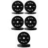 Zion Fitness Onyx 2 Inch 260 Lb Bumper Plates Set